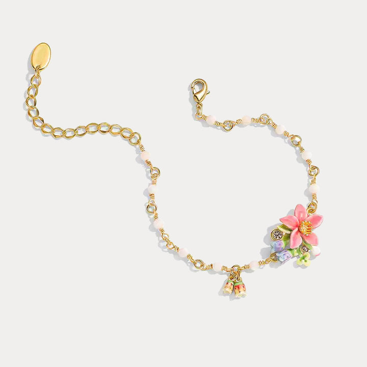 Tropical Flower Bracelet