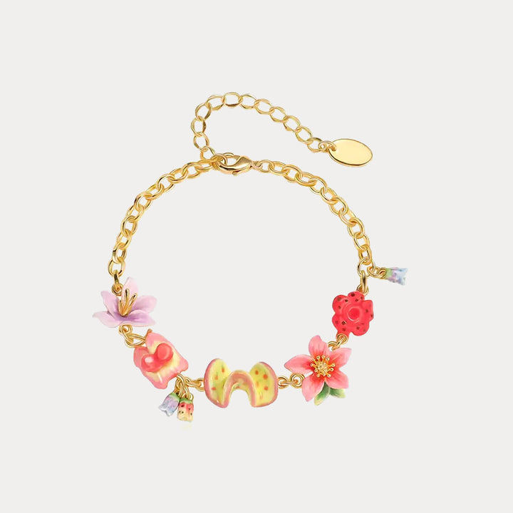 Tropical Flower Bracelet