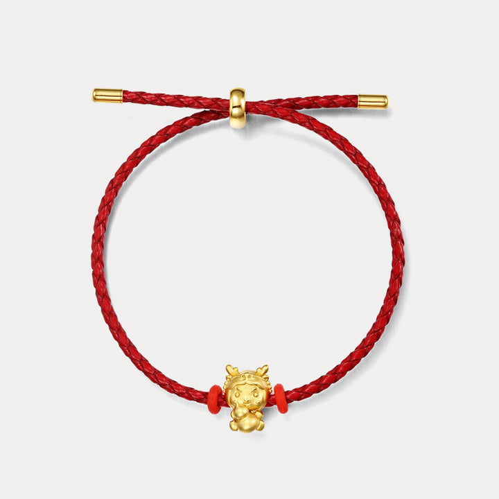 Dragon Zodiac Red String Bracelet