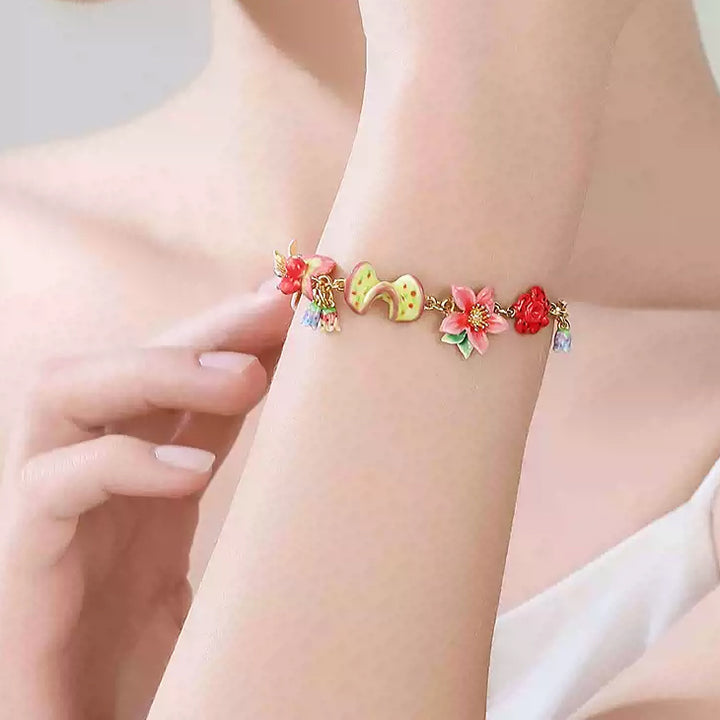 Tropical Flower Bracelet