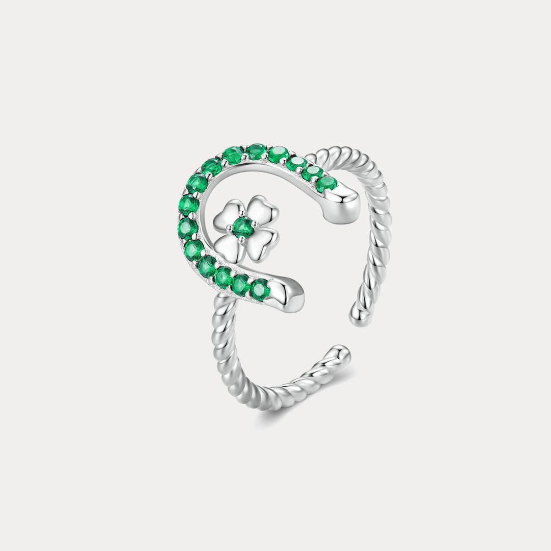 Horseshoe Clover Ring