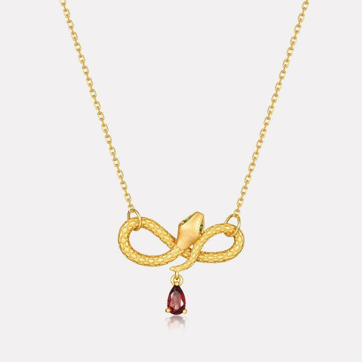 Selenichast Snake Zodiac Necklace