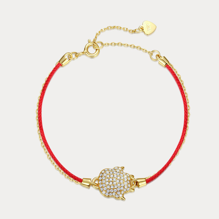 Tiger Zodiac Red String Bracelet