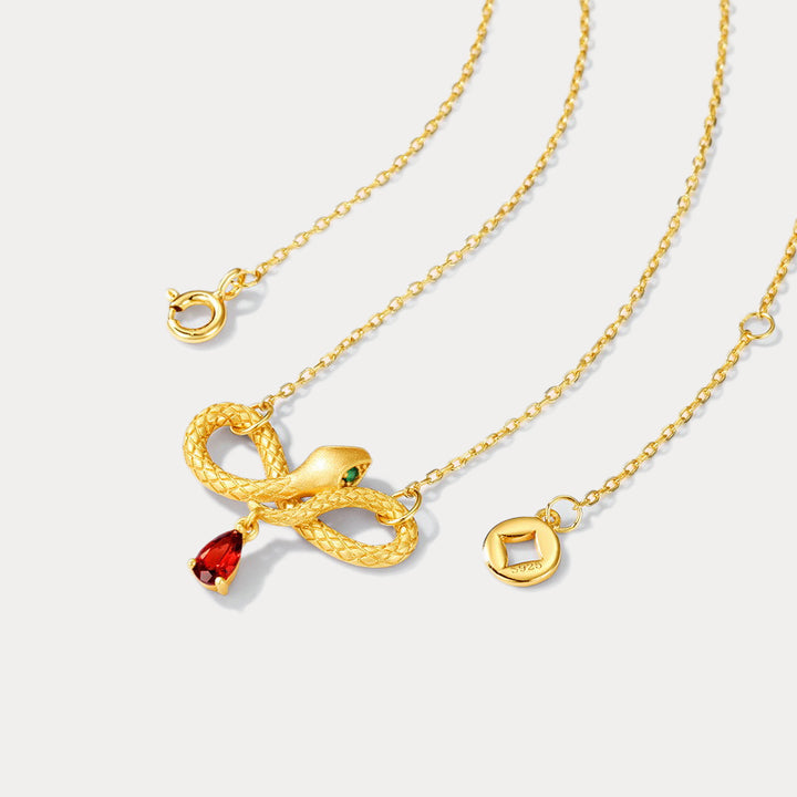 Selenichast Snake Zodiac Necklace