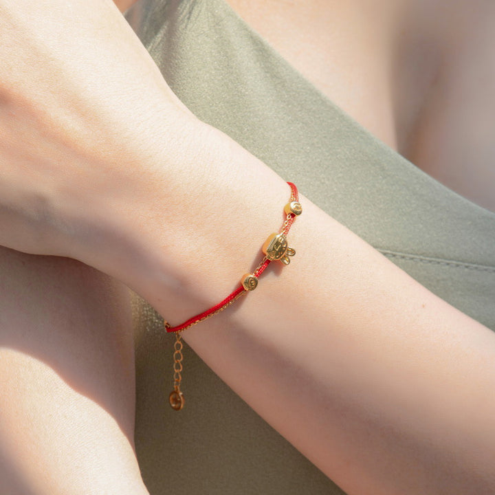 Rabbit Zodiac Red String Bracelet