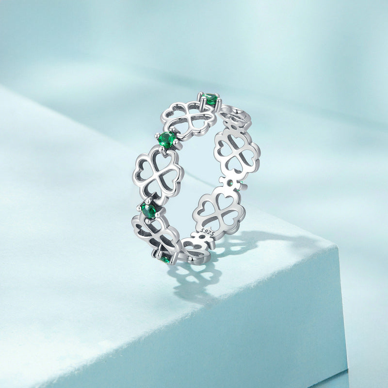 Four Leaf Clover Finger Ring