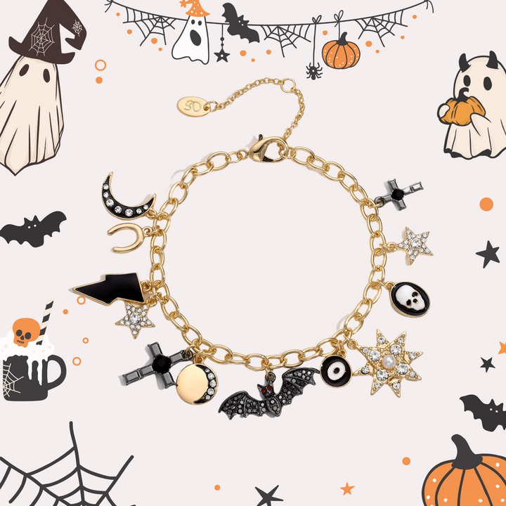 Selenichast Halloween Charm Bracelet