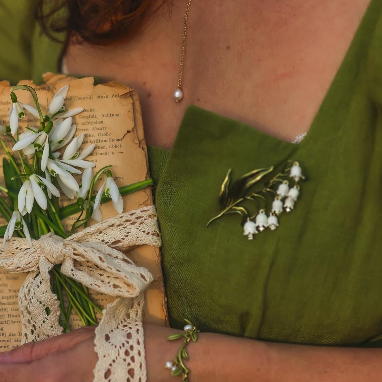 Lily Of The Valley Brooch
