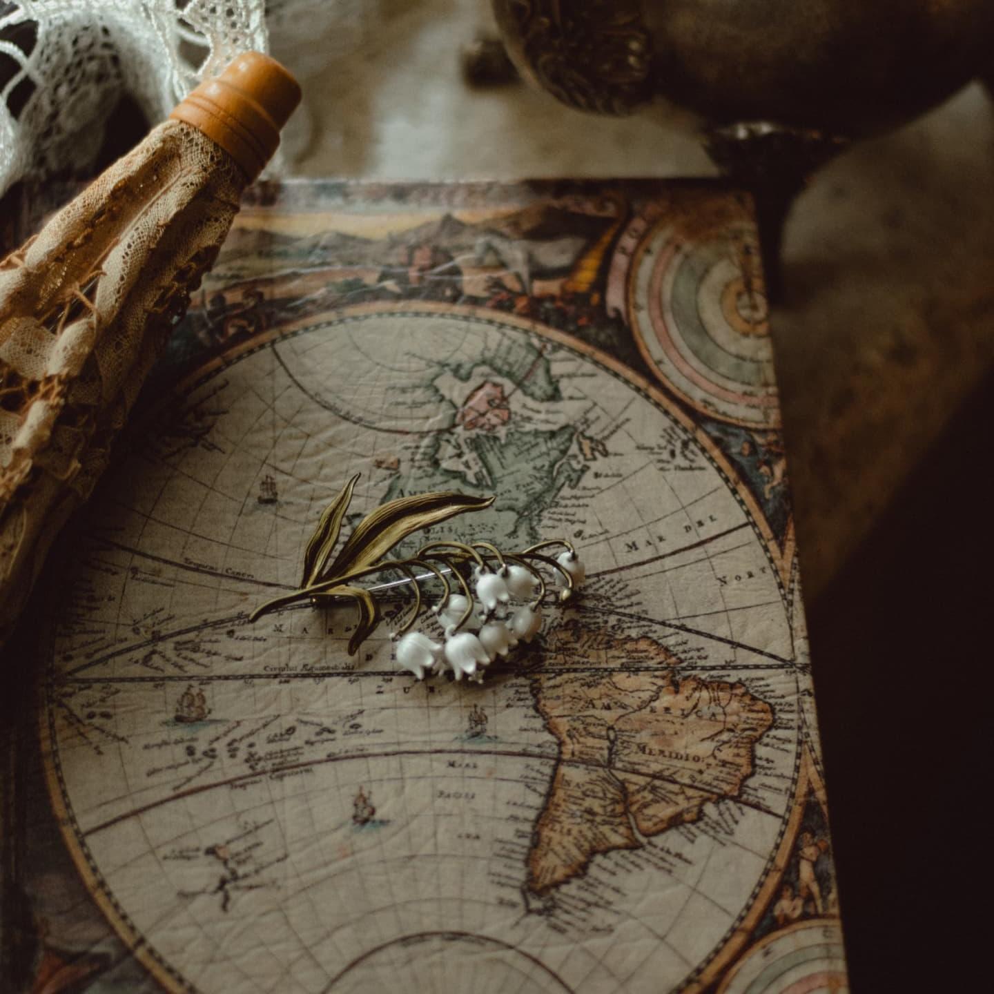 Lily Of The Valley Brooch