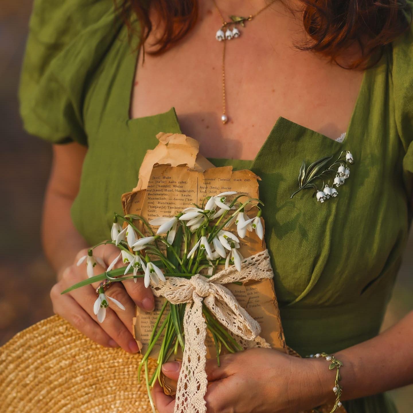 Lily Of The Valley Brooch