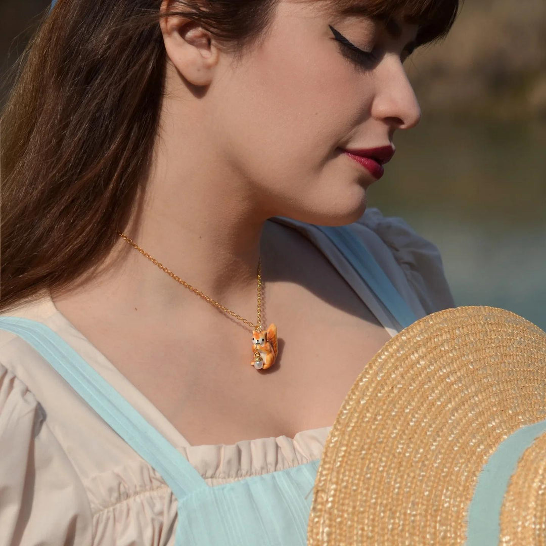 Squirrel Long Necklace