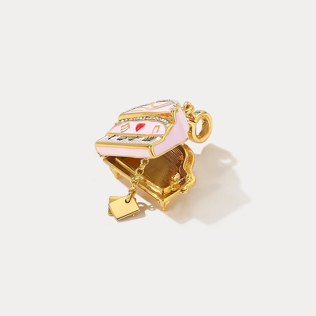 Piano Locket Charm Selenichast