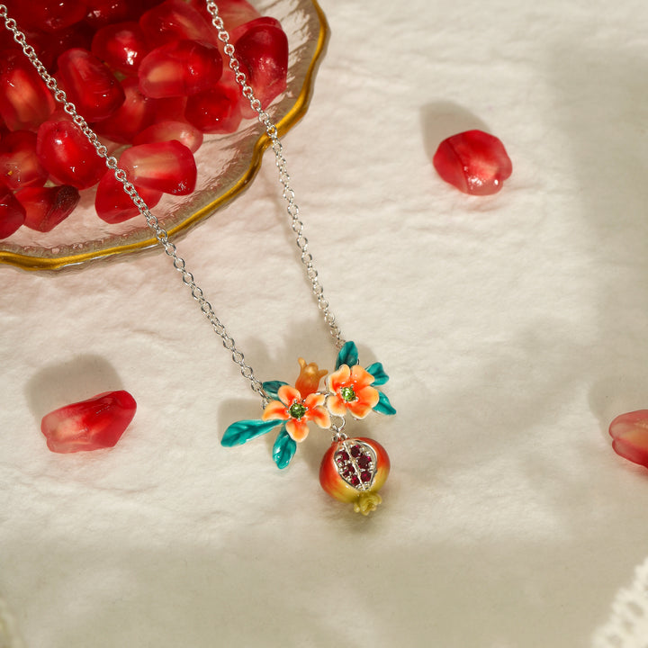 Pomegranate Fruit Necklace