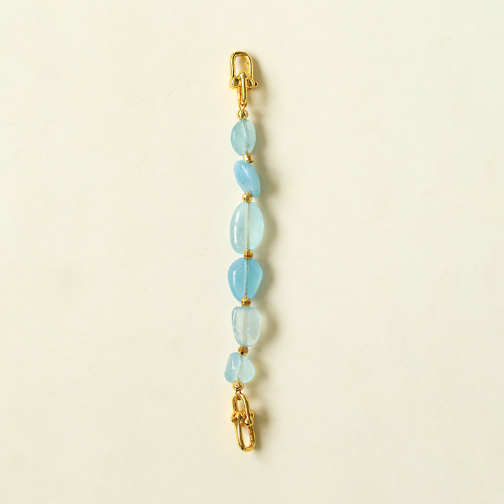 Selenichast Aquamarine Necklace Extender Summer Jewelry