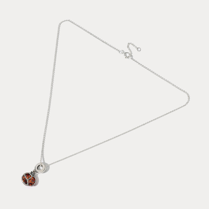 Silver Pomegranate Pendant Necklace