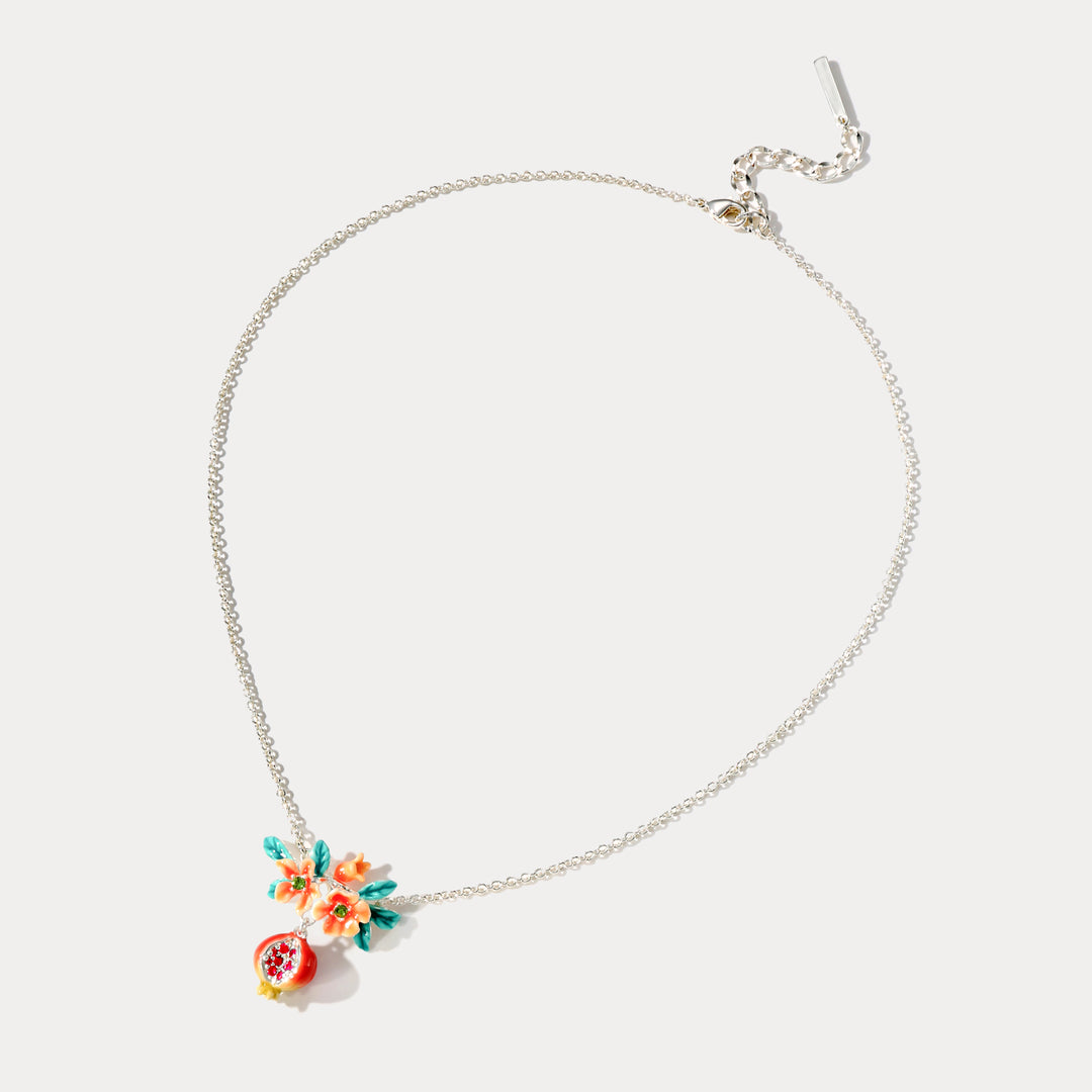 Sliver Pomegranate Necklace