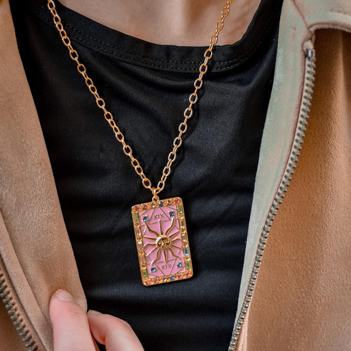 The Sun Tarot Necklace