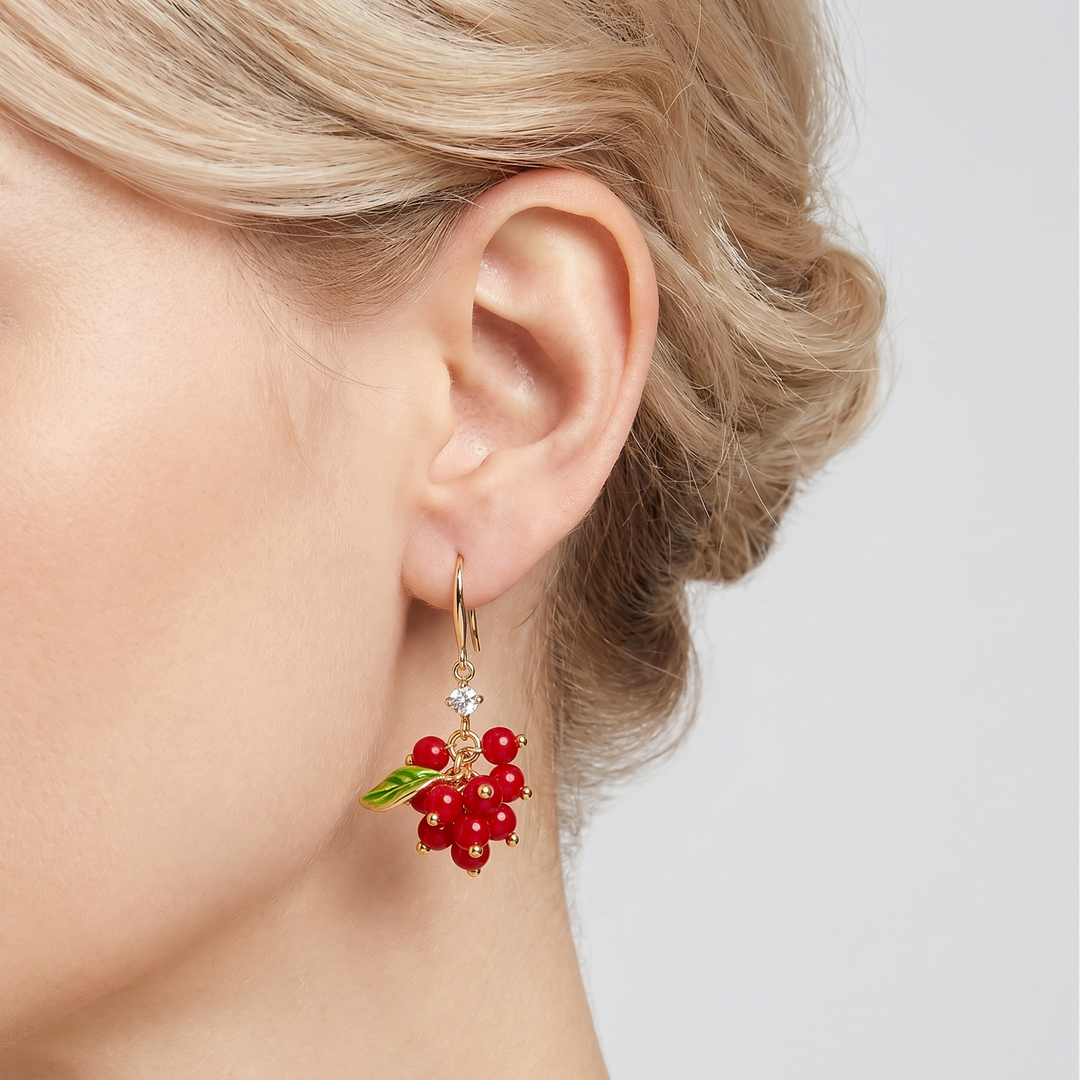 Selenichast Cranberry Earrings