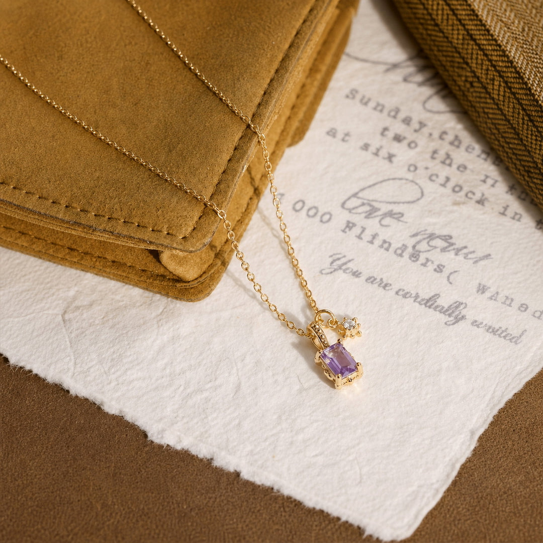 Amethyst Crystal Necklace