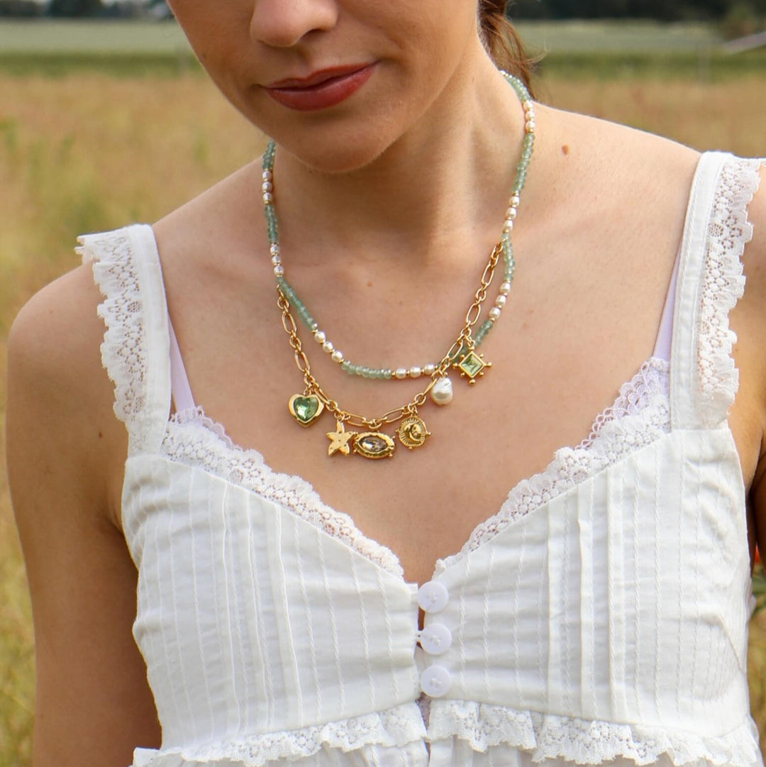 Evil Eye Star Charm Necklace
