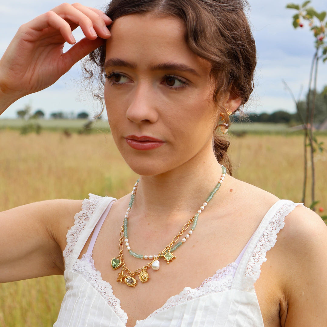 Selenichast Summer Layered Necklace