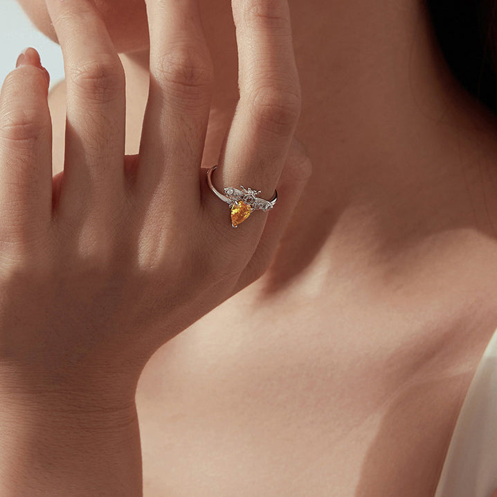 Selenichast Bee Ring for Women
