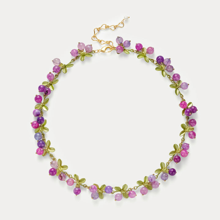 Purple Berry Necklace