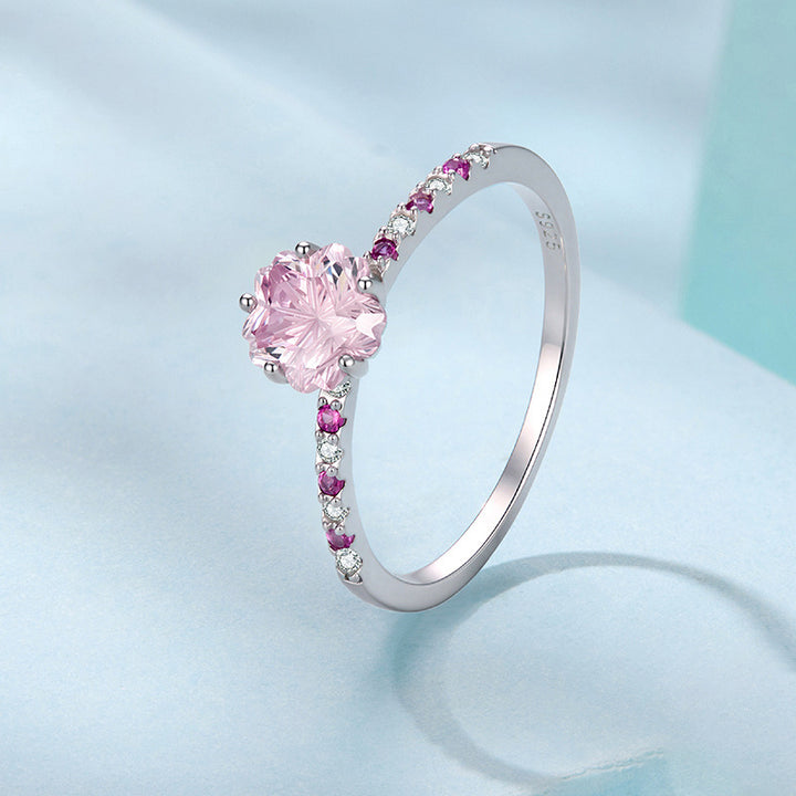 Pink Cherry Blossom Ring