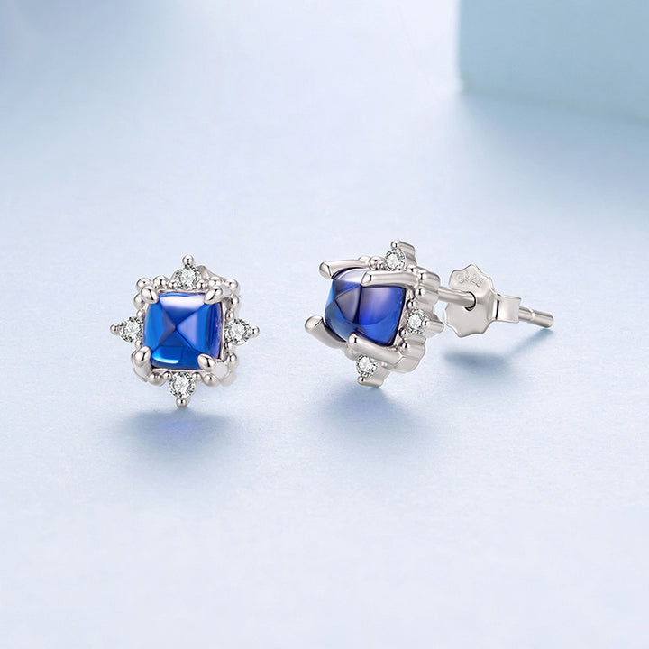 Blue Spinel Earrings