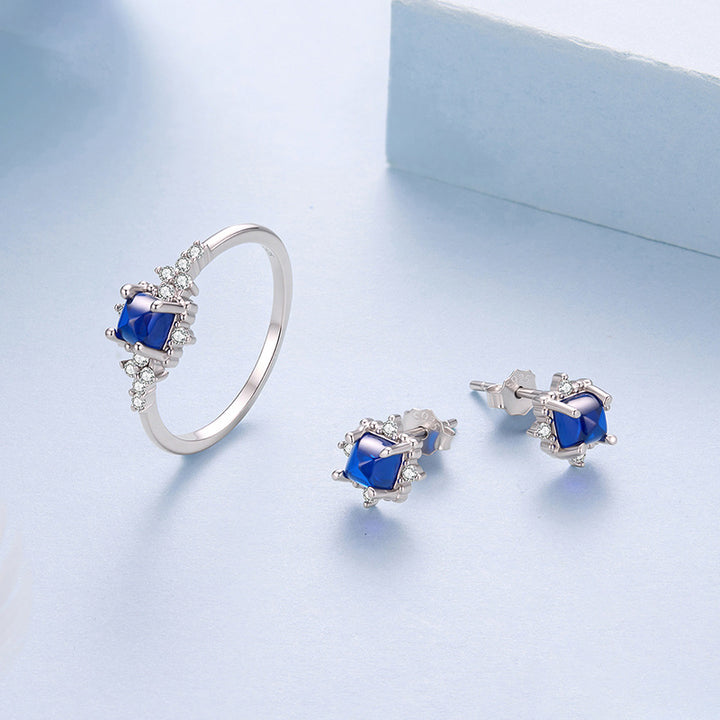Blue Spinel Earrings