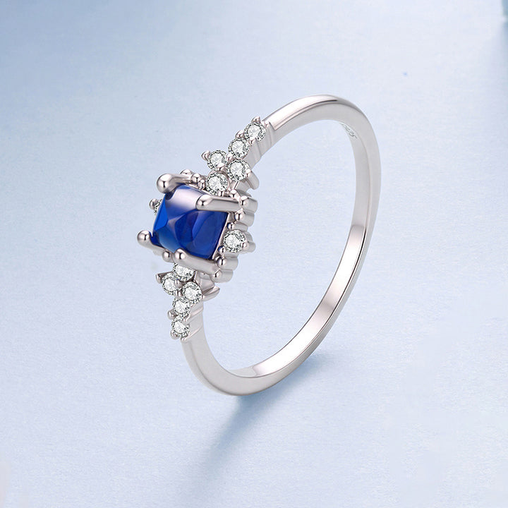 Blue Spinel Ring