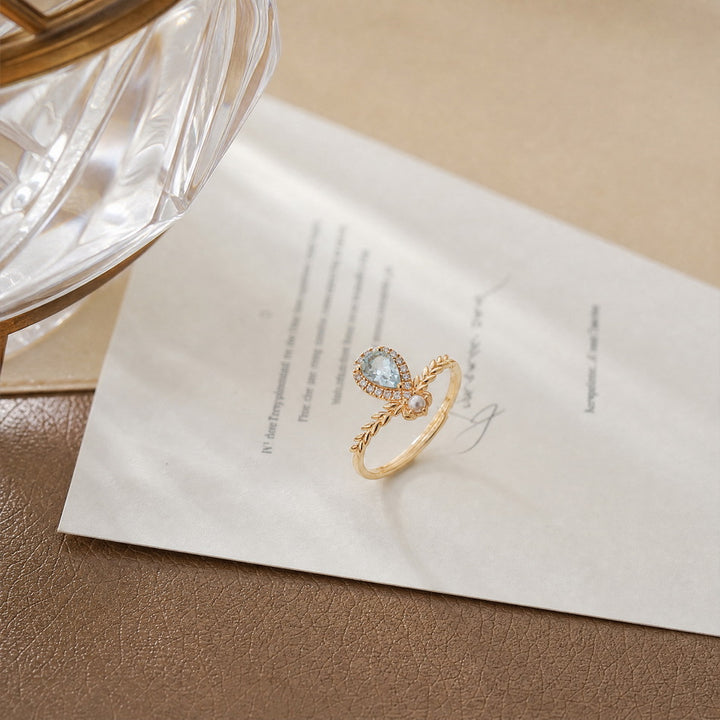 Blue Topaz Ring