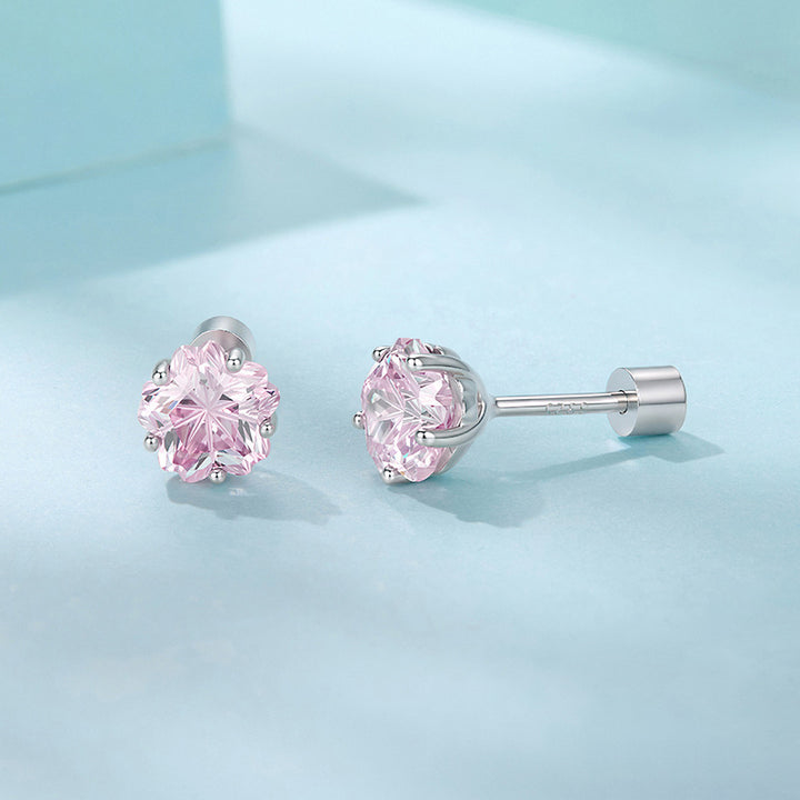 Pink Cherry Blossom Earrings