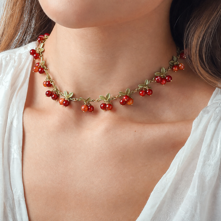 Cranberry Necklace