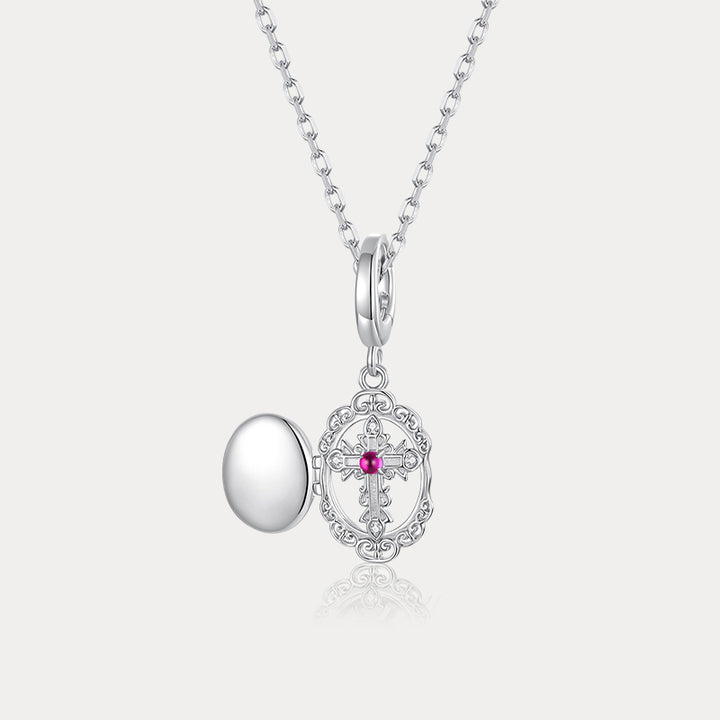 Cross Locket Necklace