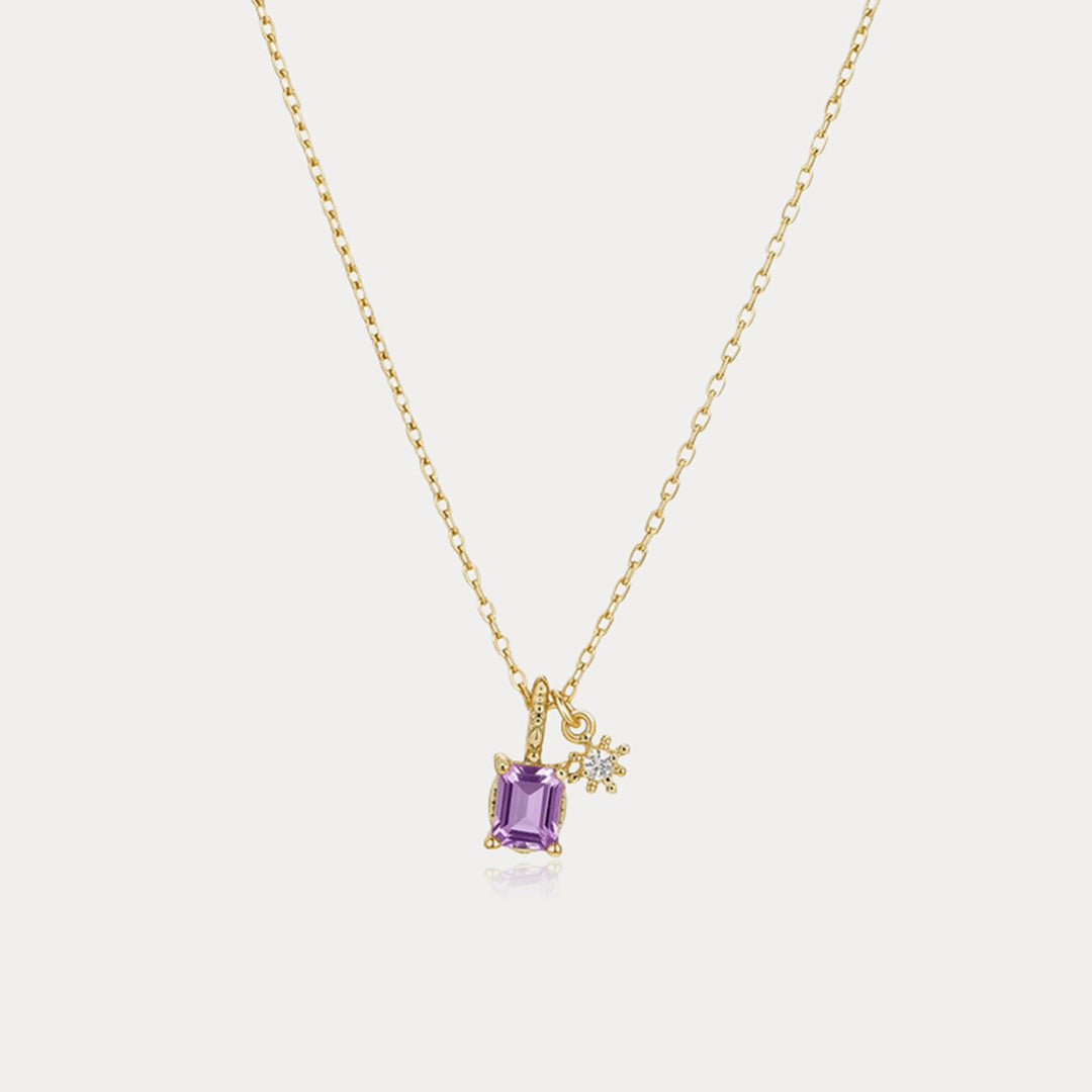 Amethyst Crystal Necklace