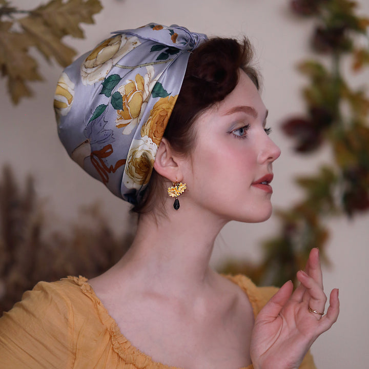 Gardenia Dangling Earrings