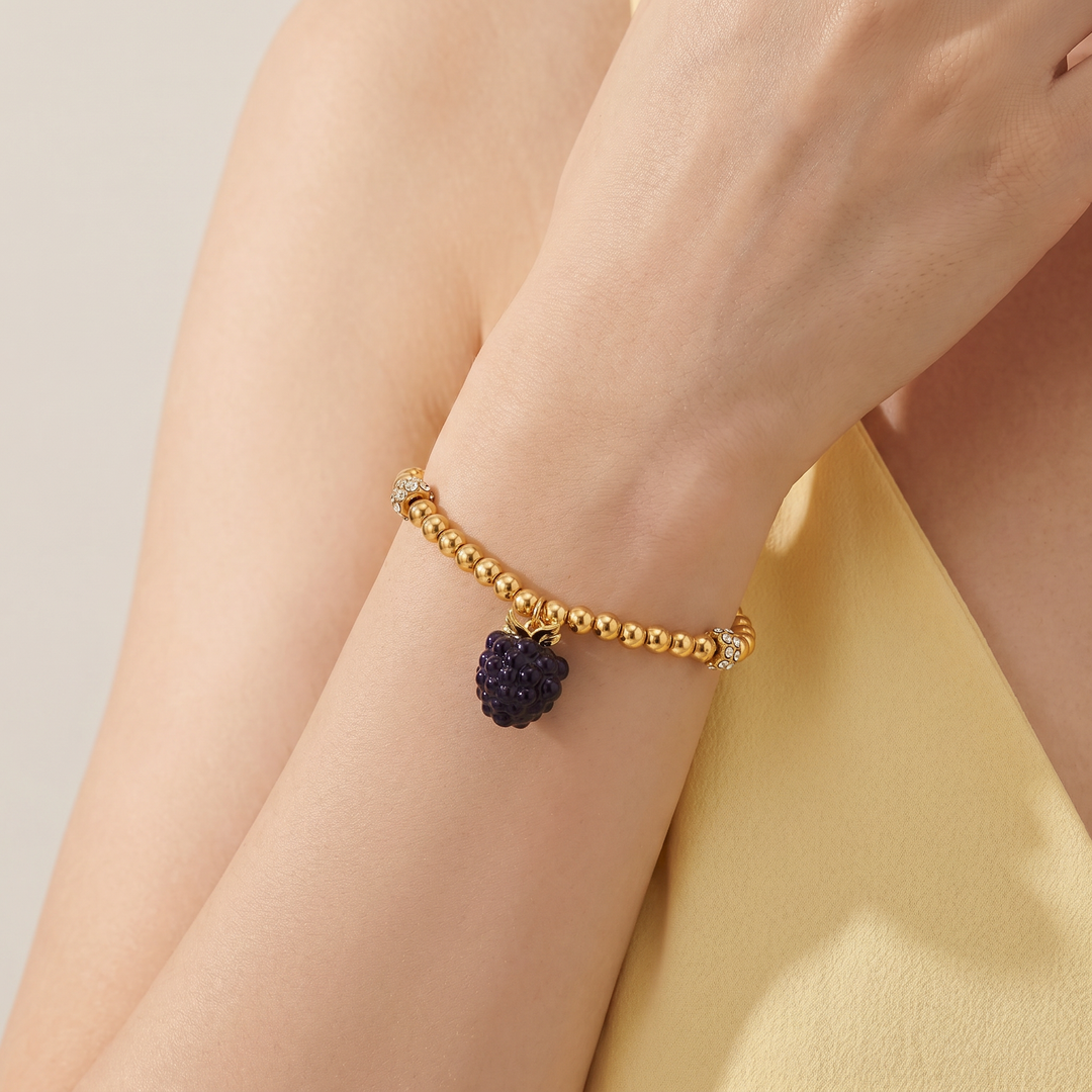 Blackberry Beaded Bracelet Selenichast
