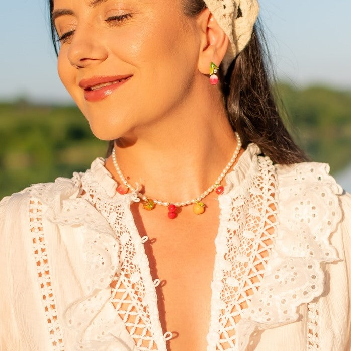 Fruit Pearl Necklace Selenichast