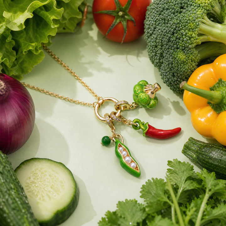 Vegetable Pendant Necklace