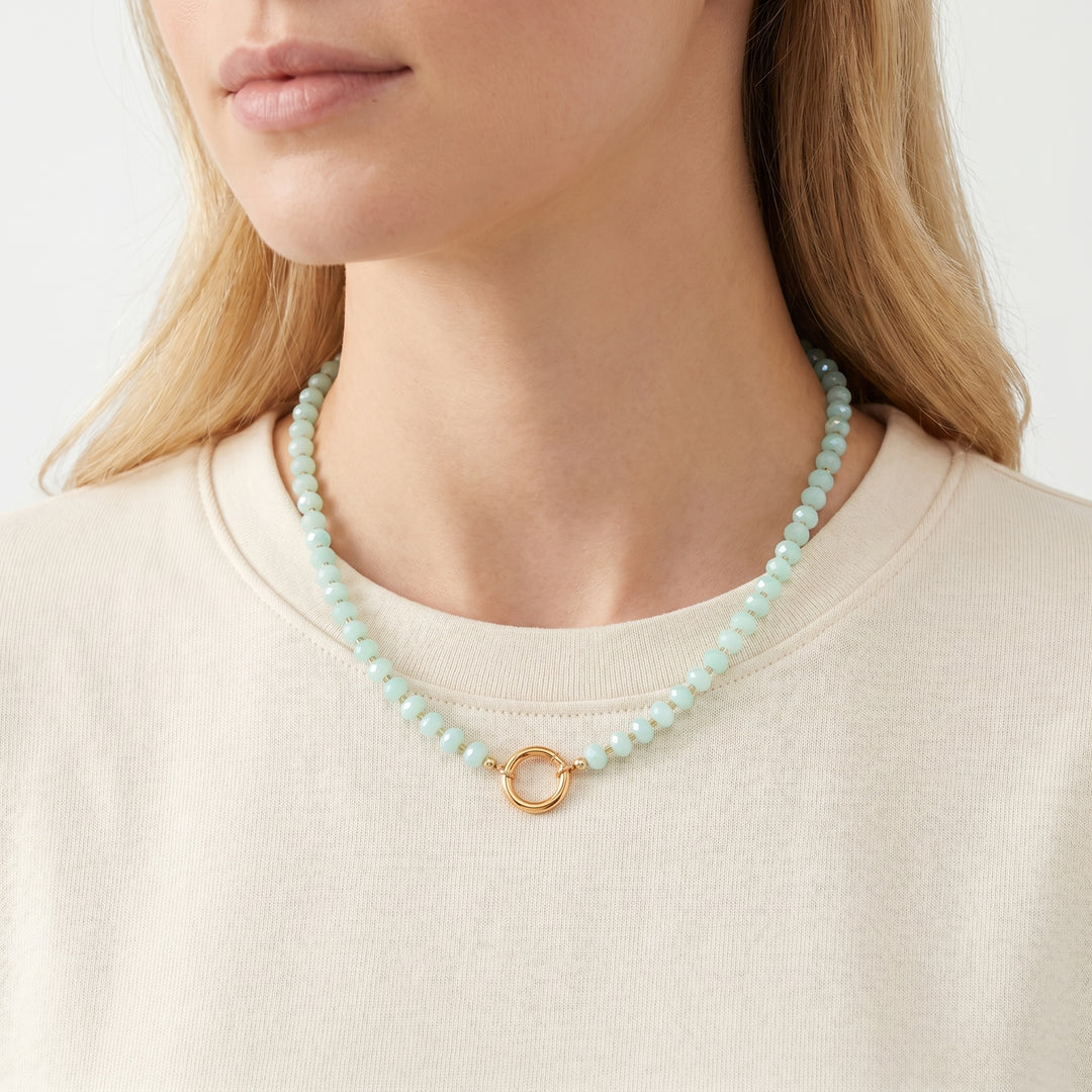 Green Beaded Necklace
