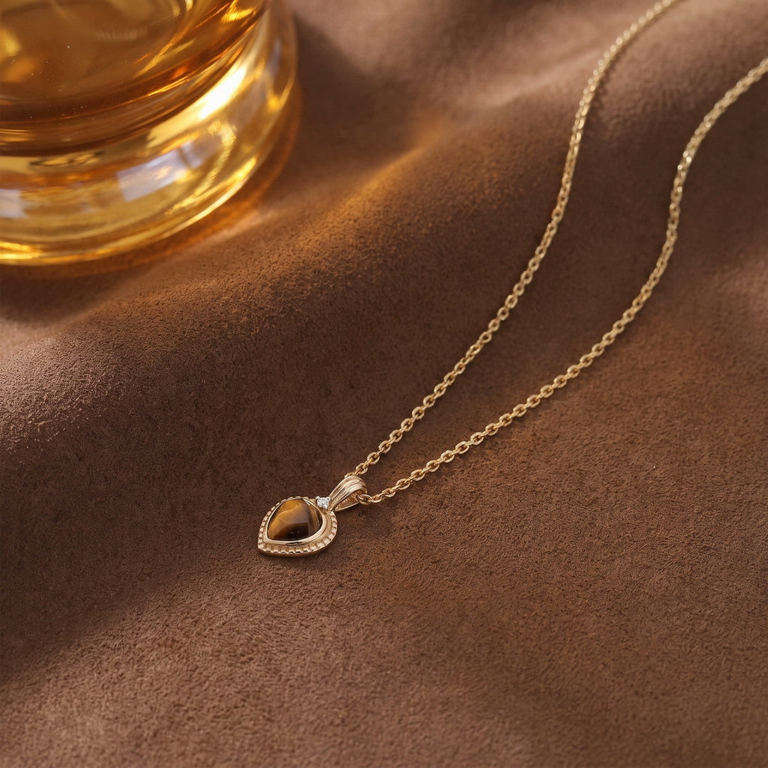 Vintage Tiger Eye Necklace