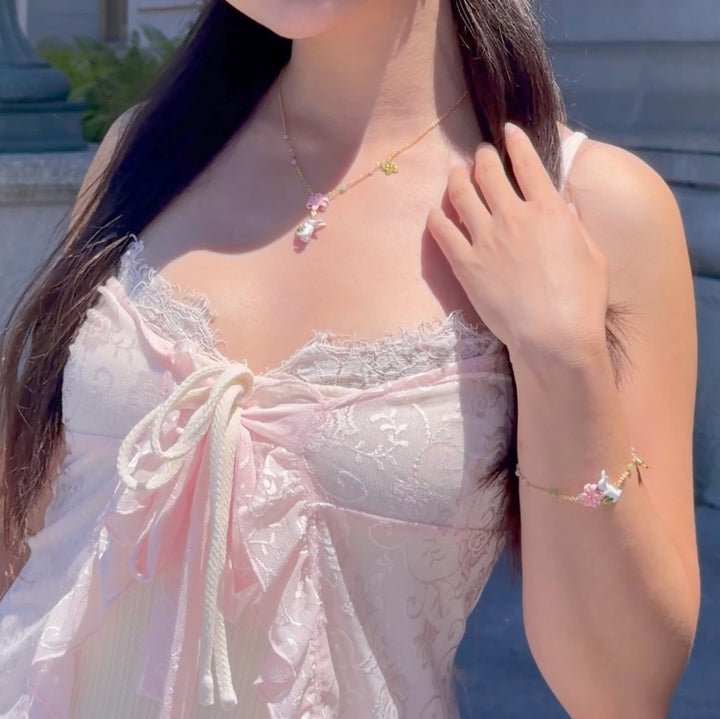 Collar de conejo de jardín