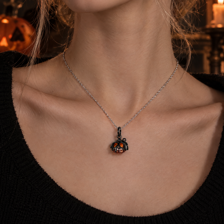 Halloween Pumpkin Necklace
