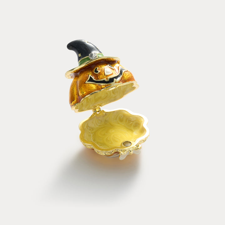 Selenichast Halloween Pumpkin Trinket Box Jewelry