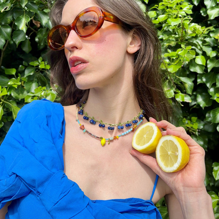 Selenichast Blueberry Necklace