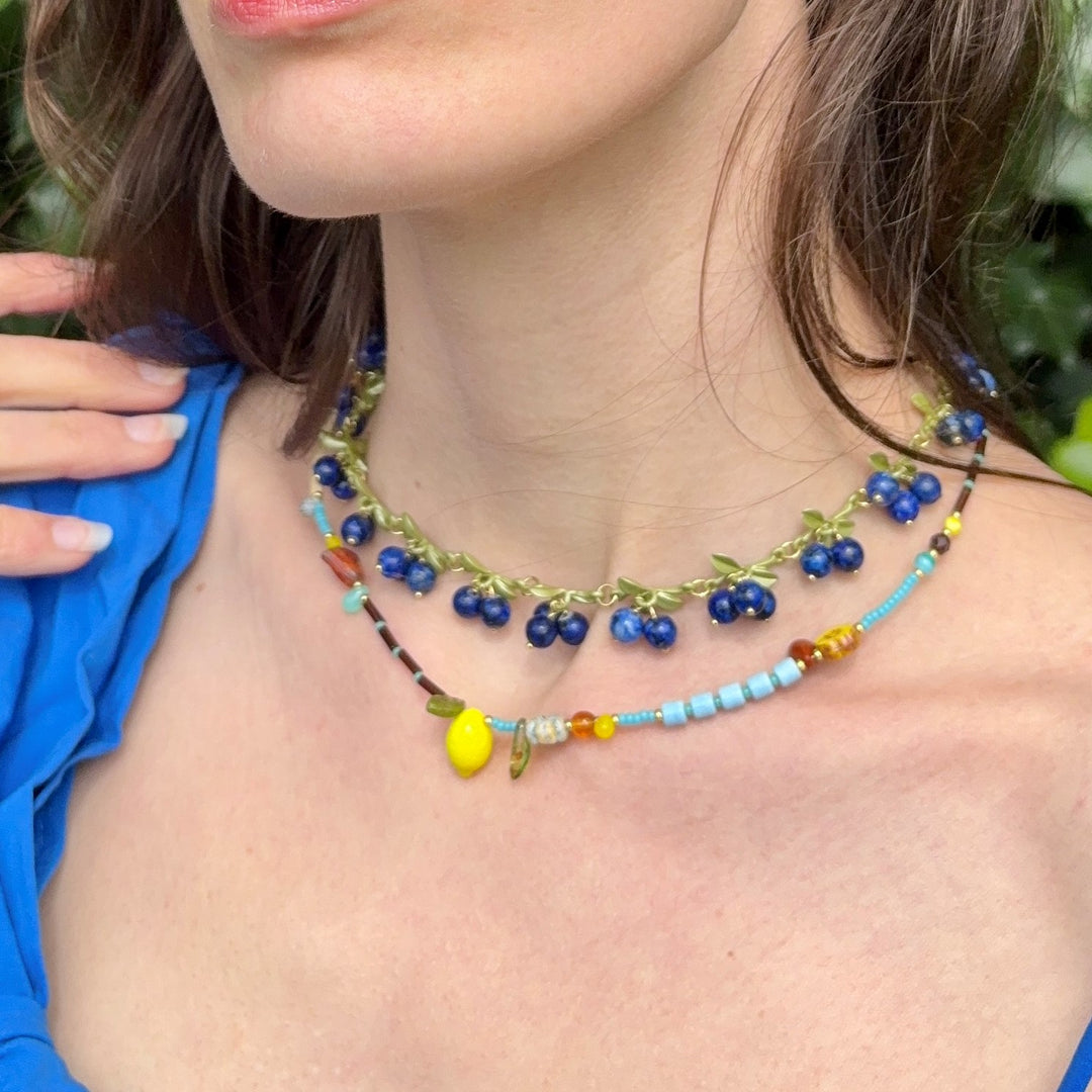 Selenichast Blueberry Necklace
