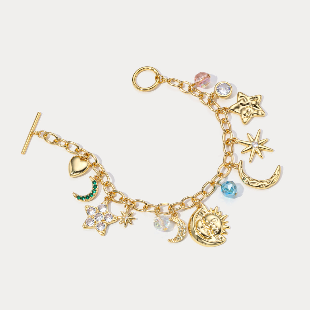 Moon Star Charm Bracelet