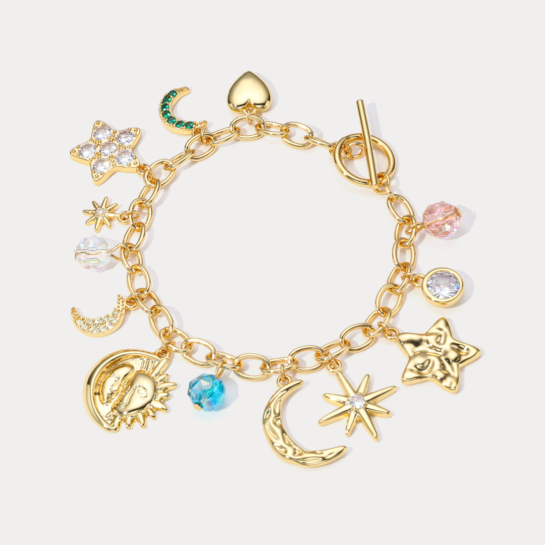 Moon Star Charm Bracelet