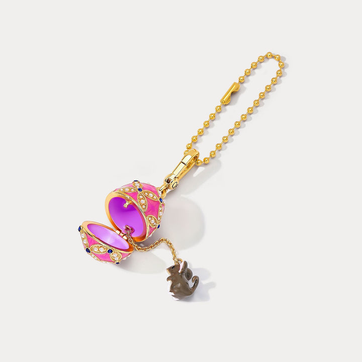 Selenichast Mouse Egg Locket Charm